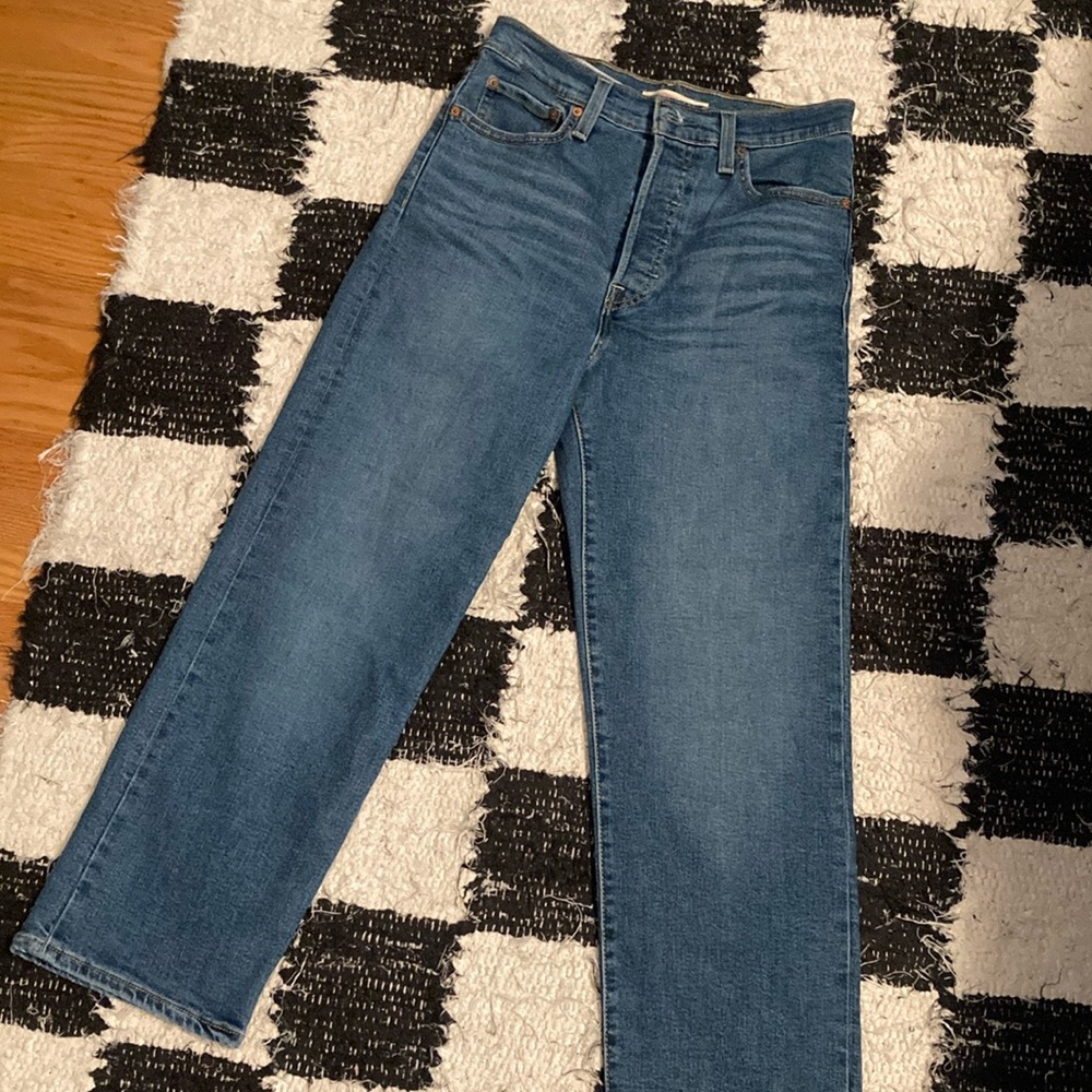 Levi’s Levis Brand New Ribcage Straight Ankle Classic Women’s Jeans Size 27